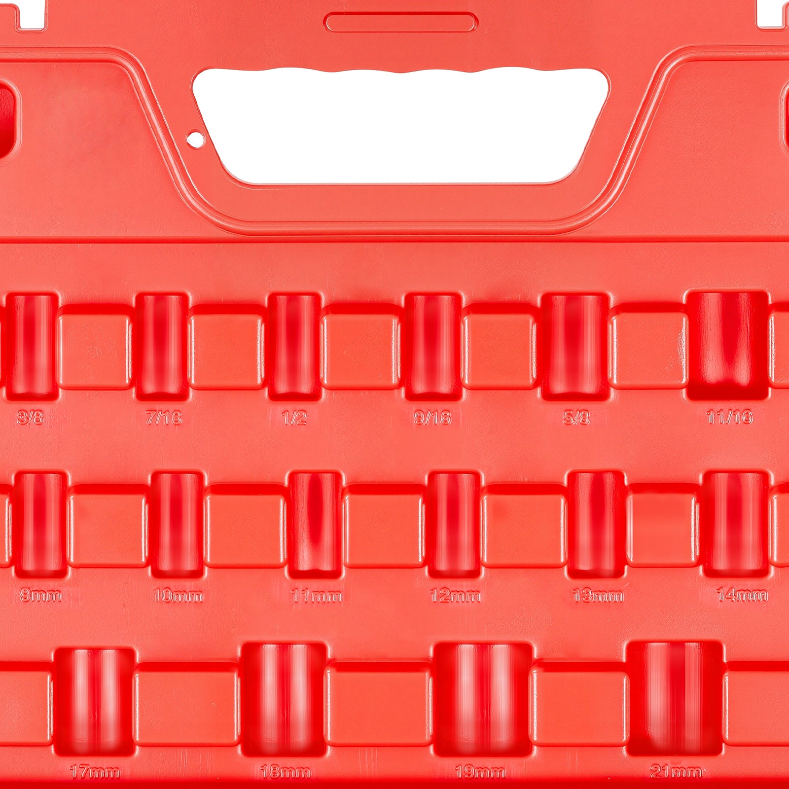 3/8 in Drive Impact Socket Set, 50 Piece, 6 Point Deep & Shallow Impact Sockets, SAE (5/16 in to 3/4 in) and Metric (8 to 22 mm) Sizes with 3 in & 6 in Extension Bars, Cr-V Steel, Carrying Case
