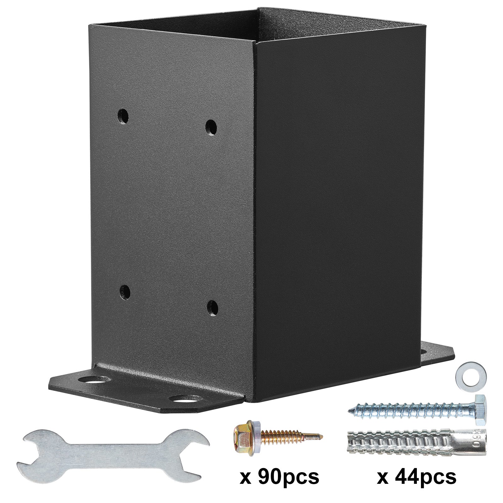10 Pack 4x4 Post Base Brackets Heavy Duty Wood Post Fence Post Anchor