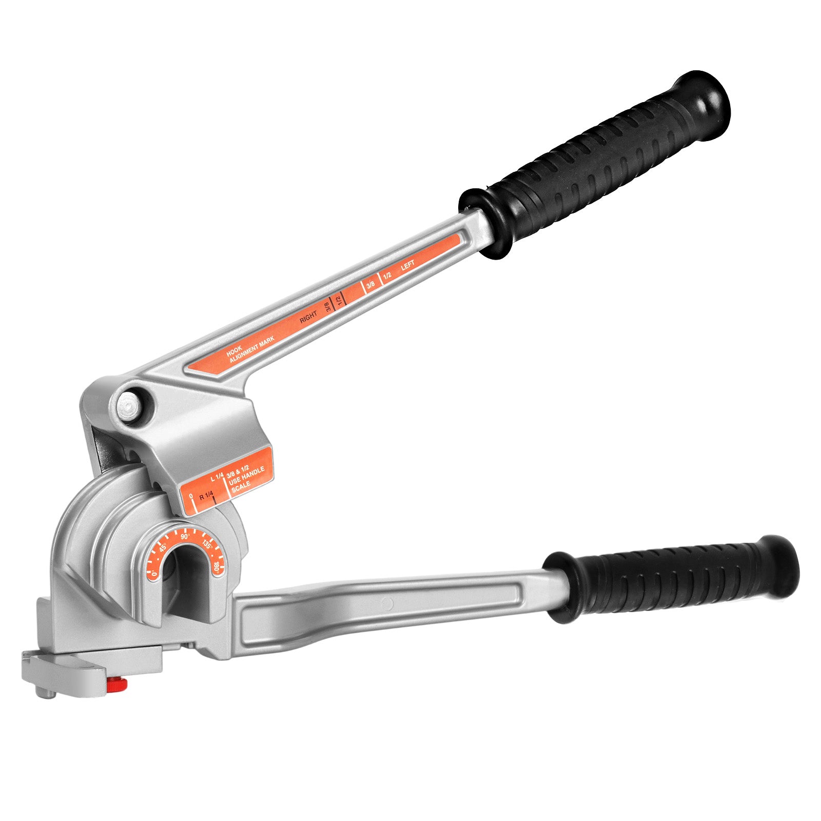 3 in 1 Lever Pipe Tube Bender for 1/4", 3/8", 1/2" O.D. 0-180° Bending