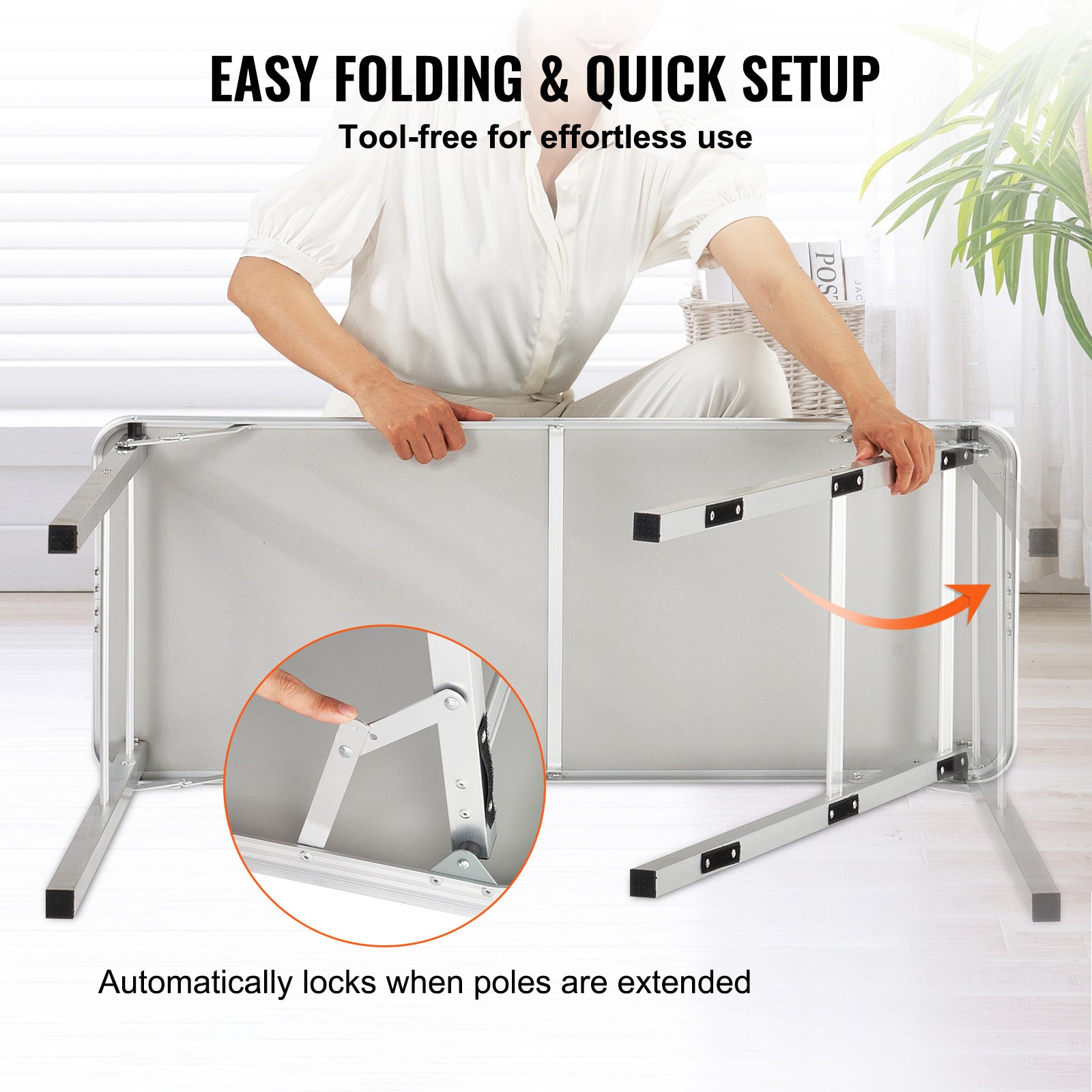 Folding Portable Bar Table, Tradeshow Podium Table for Indoor, Outdoor, Party, Picnic, Exhibition, Includes Carrying Case, Storage Shelf and  Black Skirt, 38.39" x 15.16" x 34.25"