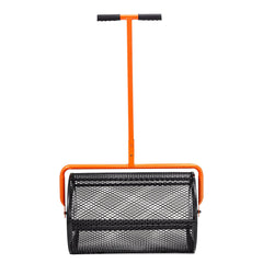 Compost Spreader Peat Moss Spreader 24 inch Wide 24.4-26.4" Height Adjustable Lawn & Garden Spreaders Compost, Top Soil, Mulch - Durable Lightweight Multi-Purpose Yard Care Equipment