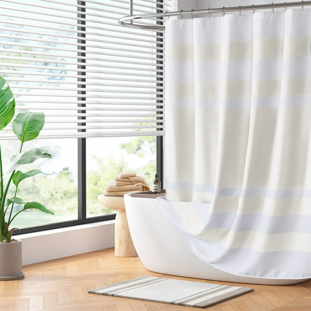 1 PCS 72x72" Shower Curtain with 3M Treatment Cream