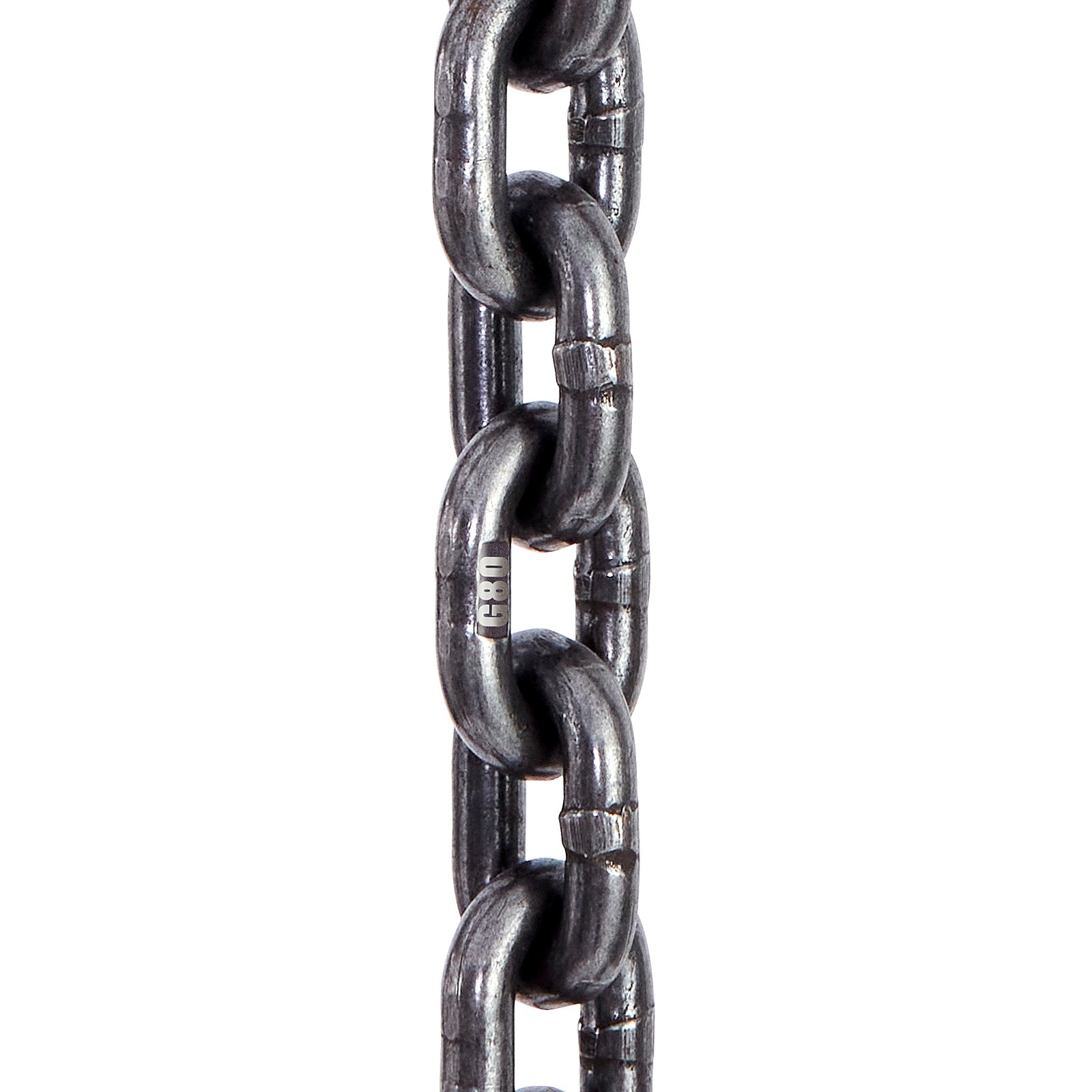 Chain Sling, 11000 lbs Weight Capacity, 5/16'' x 5' G80 Lifting Chain with Grab Hooks, DOT Certified, Blackening Coating Manganese Steel & Adjustable Length, for Dock Factory Construction Site