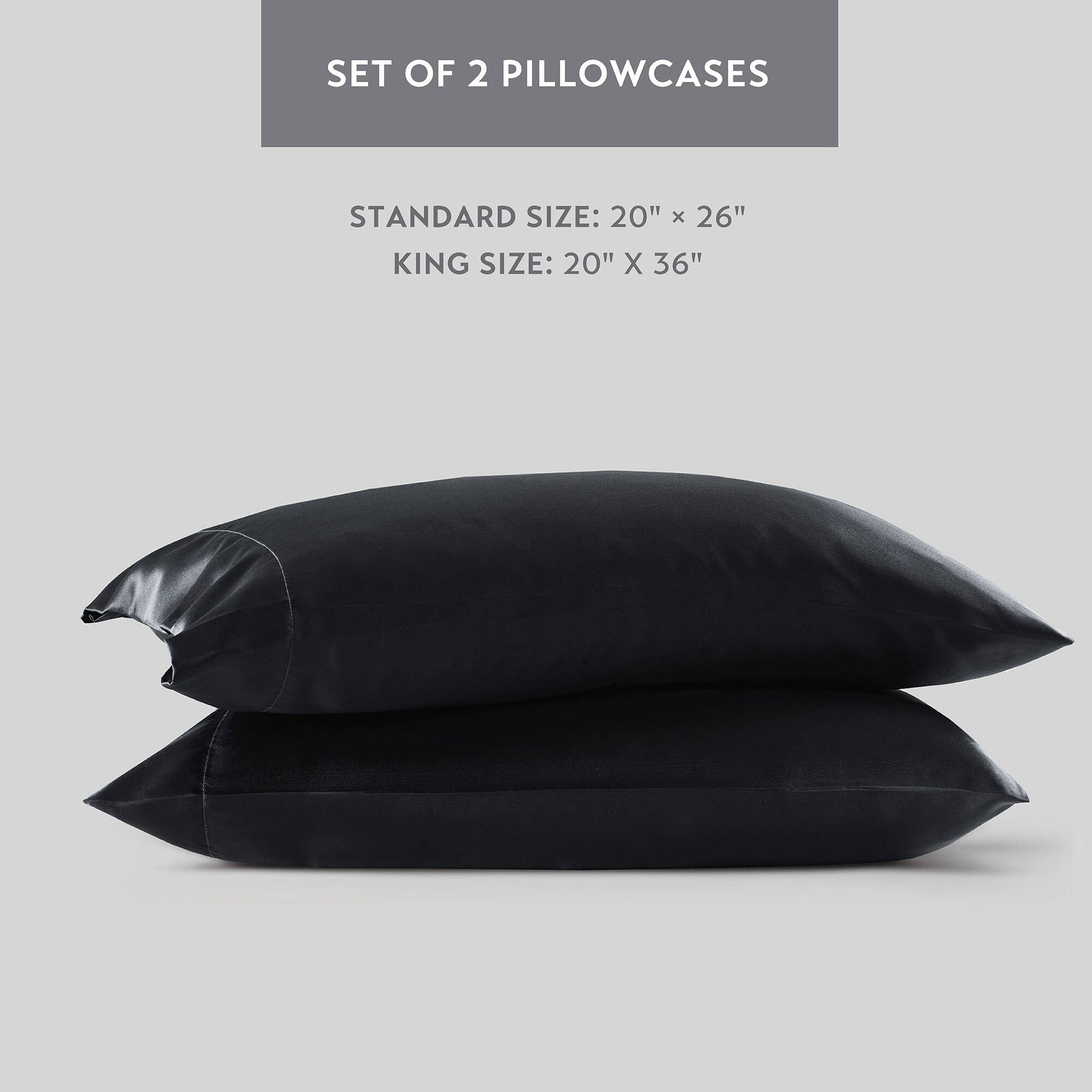 4 PCS Twin Luxury Sheet Set Black