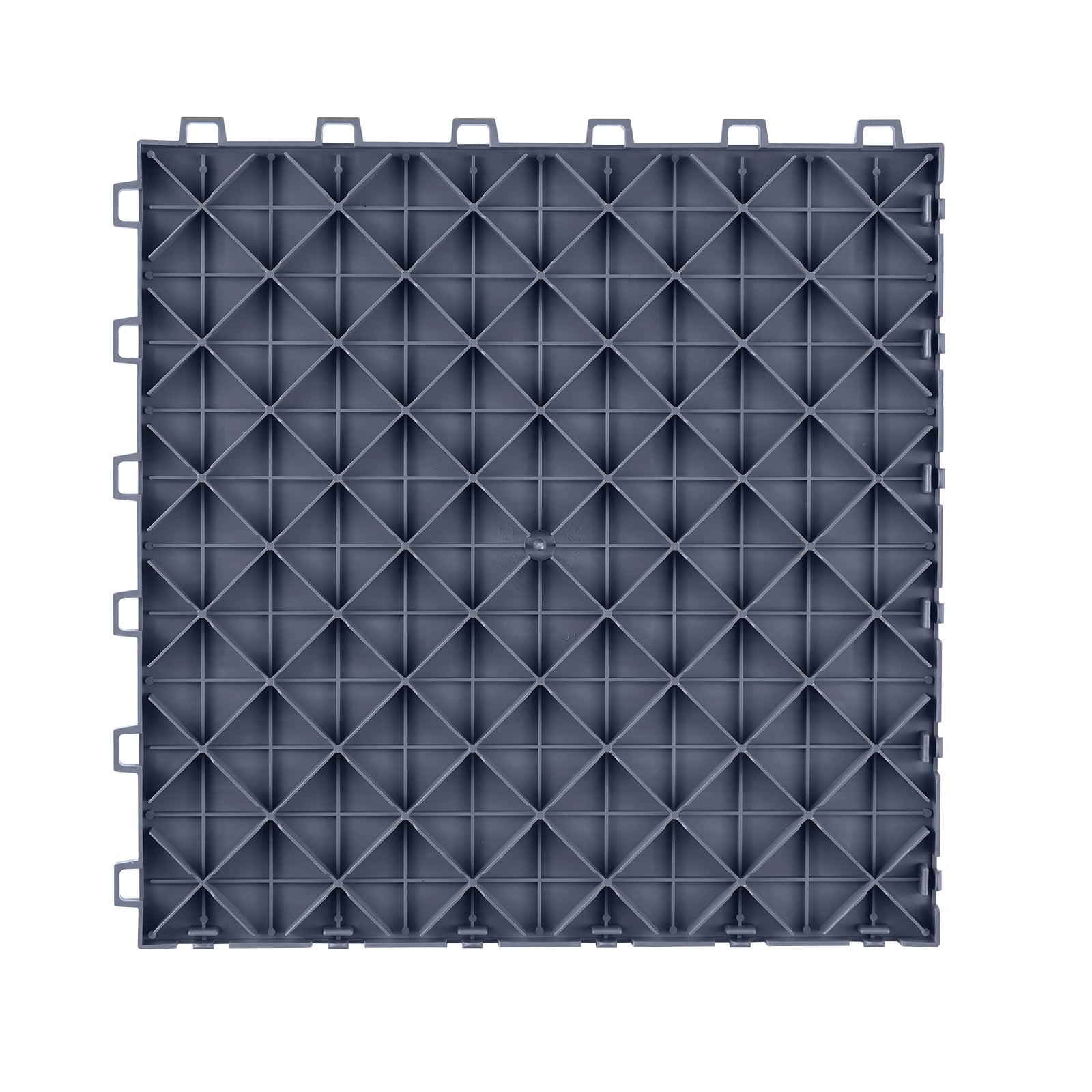 Garage Tiles Interlocking, 12 x 12 x 0.53 inch 50 Pack Garage Floor Covering Tiles, Non-Slip Double-Sided Texture Garage Flooring Tiles, for Garages, Basements, Repair Shops, Graphite Gray
