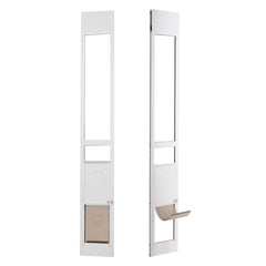 Dog Door for Sliding Glass Door 75 7/8"-80 11/16" Adjustable Height M