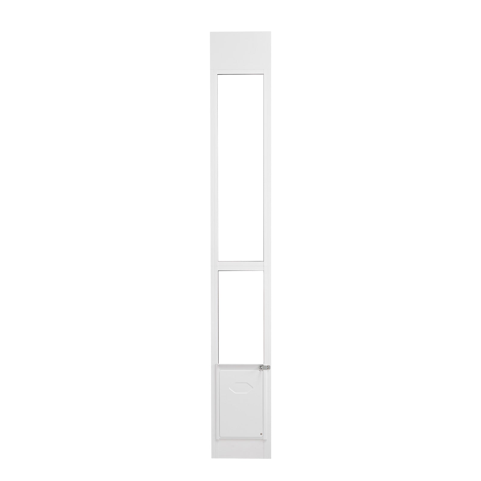 Dog Door for Sliding Glass Door 75 7/8"-80 11/16" Adjustable Height M