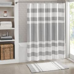 Shower Curtain with 3M Treatment Grey 72x84"