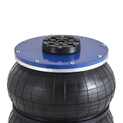 Air Jack, 3 Ton/6600 lbs Triple Bag Air Jack, Airbag Jack with Six Steel Pipes, Lift up to 17.7", 3-5 s Fast Lifting Pneumatic Jack, with Adjustable Long Handles for Cars, Garages, Repair (Blue)