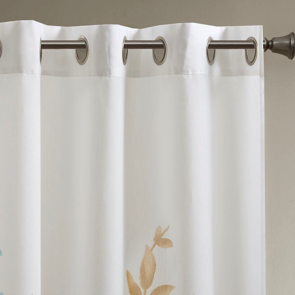 Burnout Printed Curtain Panel(Only 1 Pc Panel)
