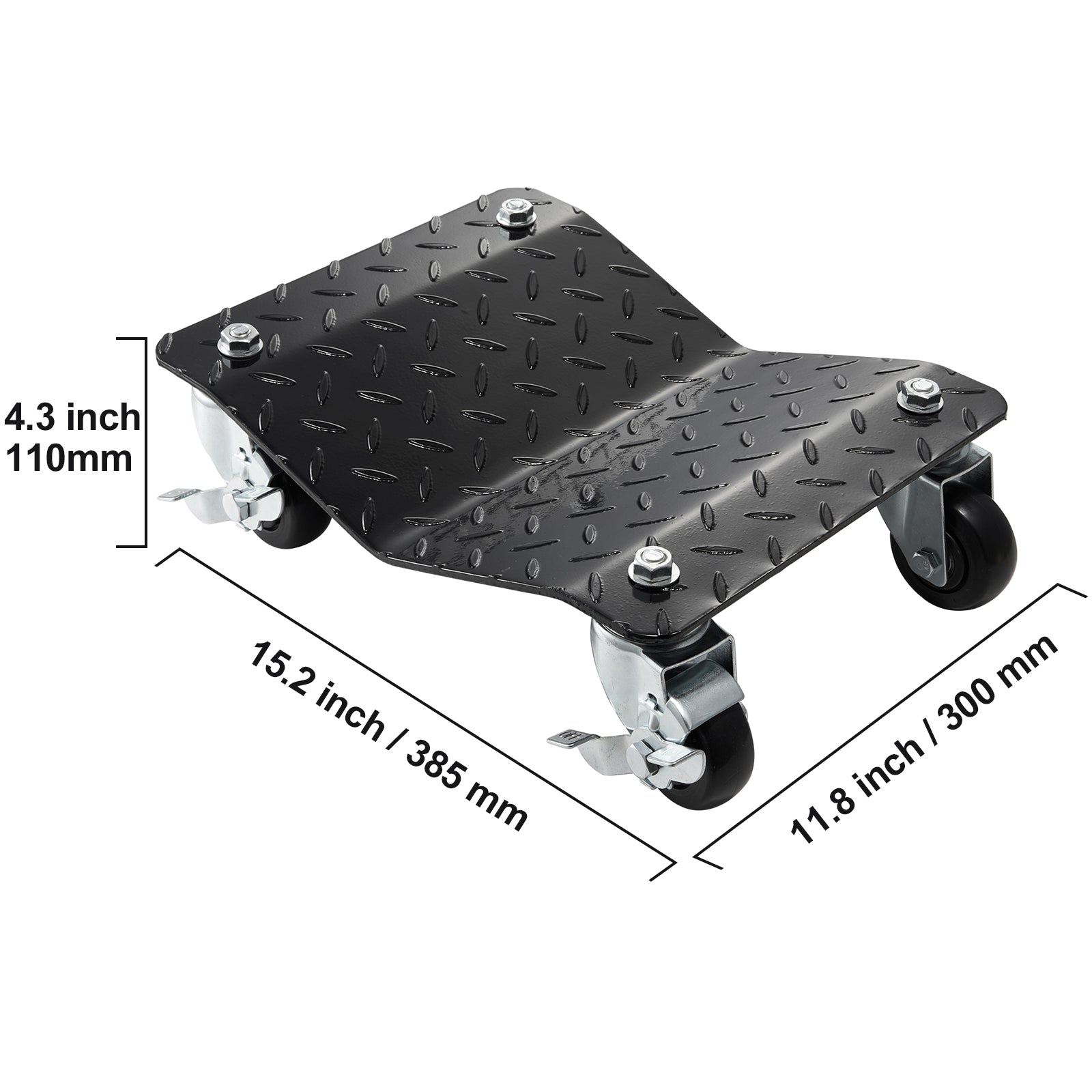 Wheel Dolly, 6000 lbs/2722 kg Car Moving Dolly, Wheel Dolly Car Tire Stake Set of 4 Piece, Heavy-duty Car Tire Dolly Cart Moving Cars, Trucks, Trailers, Motorcycles, and Boats