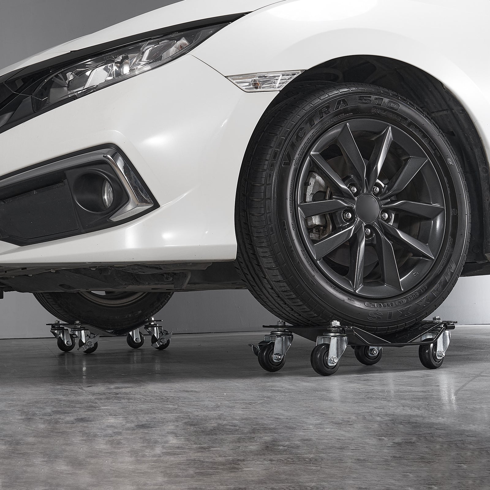 Wheel Dolly, 6000 lbs/2722 kg Car Moving Dolly, Wheel Dolly Car Tire Stake Set of 4 Piece, Heavy-duty Car Tire Dolly Cart Moving Cars, Trucks, Trailers, Motorcycles, and Boats