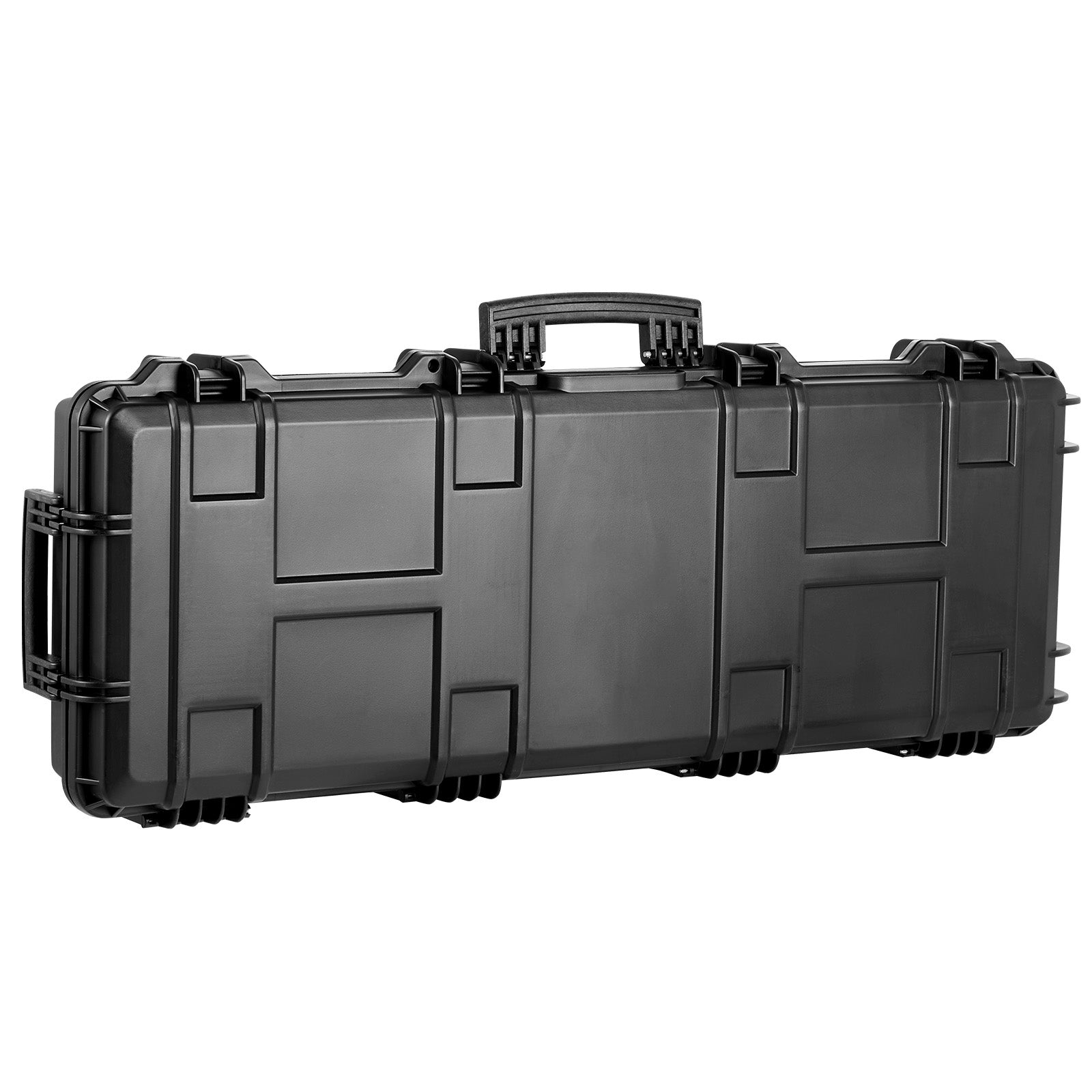 Tactical Range Case, Outdoor Tactical Hard Case with 3 Layers Fully-protective Foams, 42 inch lockable Hard Tactical Range Case with Wheels, IP67 Waterproof & Crushproof