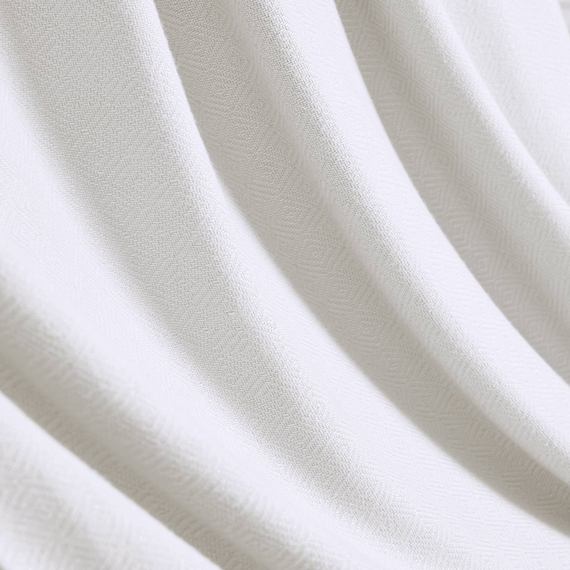 1-Piece Full/Queen Rayon from Bamboo Cotton Blanket, White