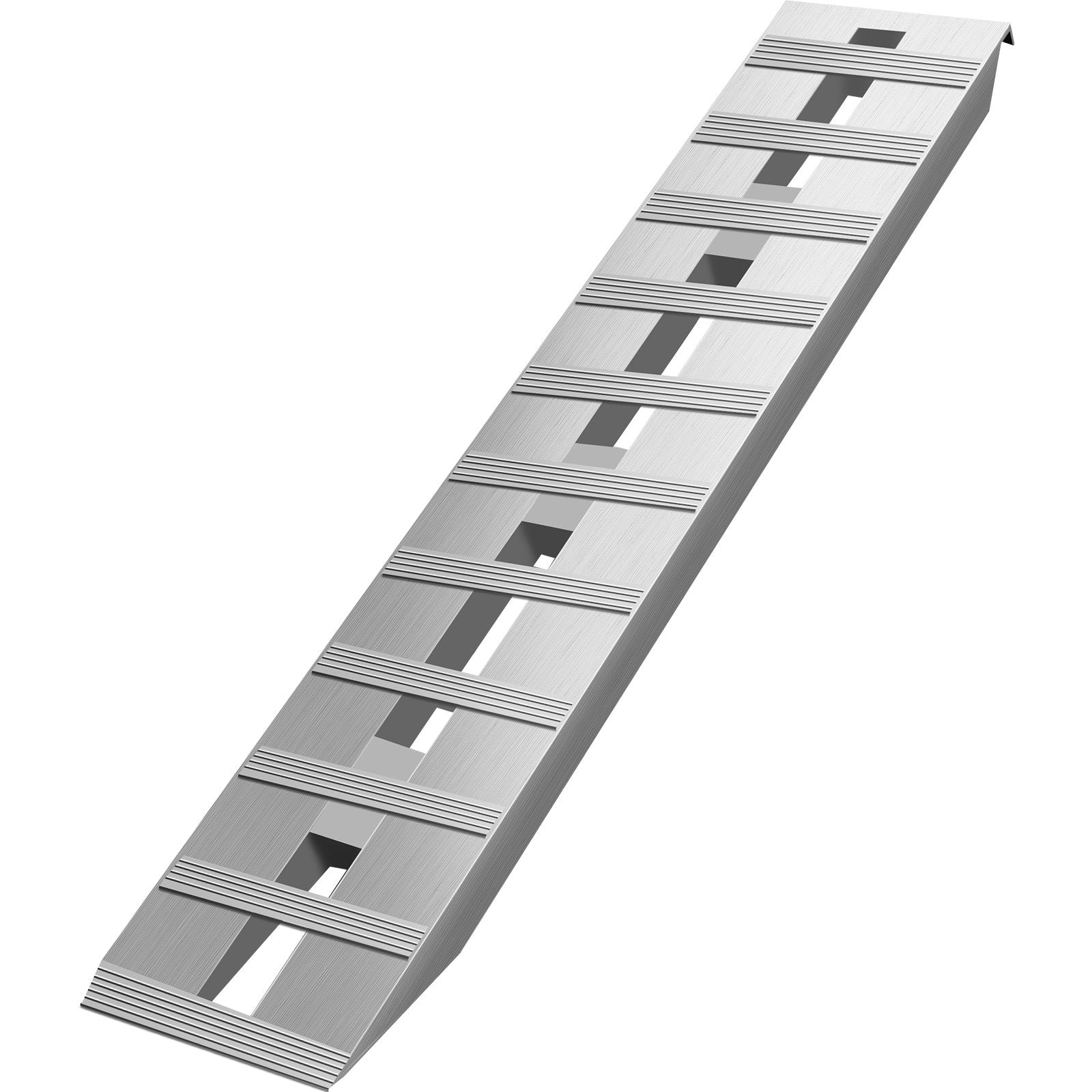 60'' X 12'' X 2.5''Aluminum Trailer Ramps 6000LBS Total Beavertail Hook End 1 Pair 2 Ramps