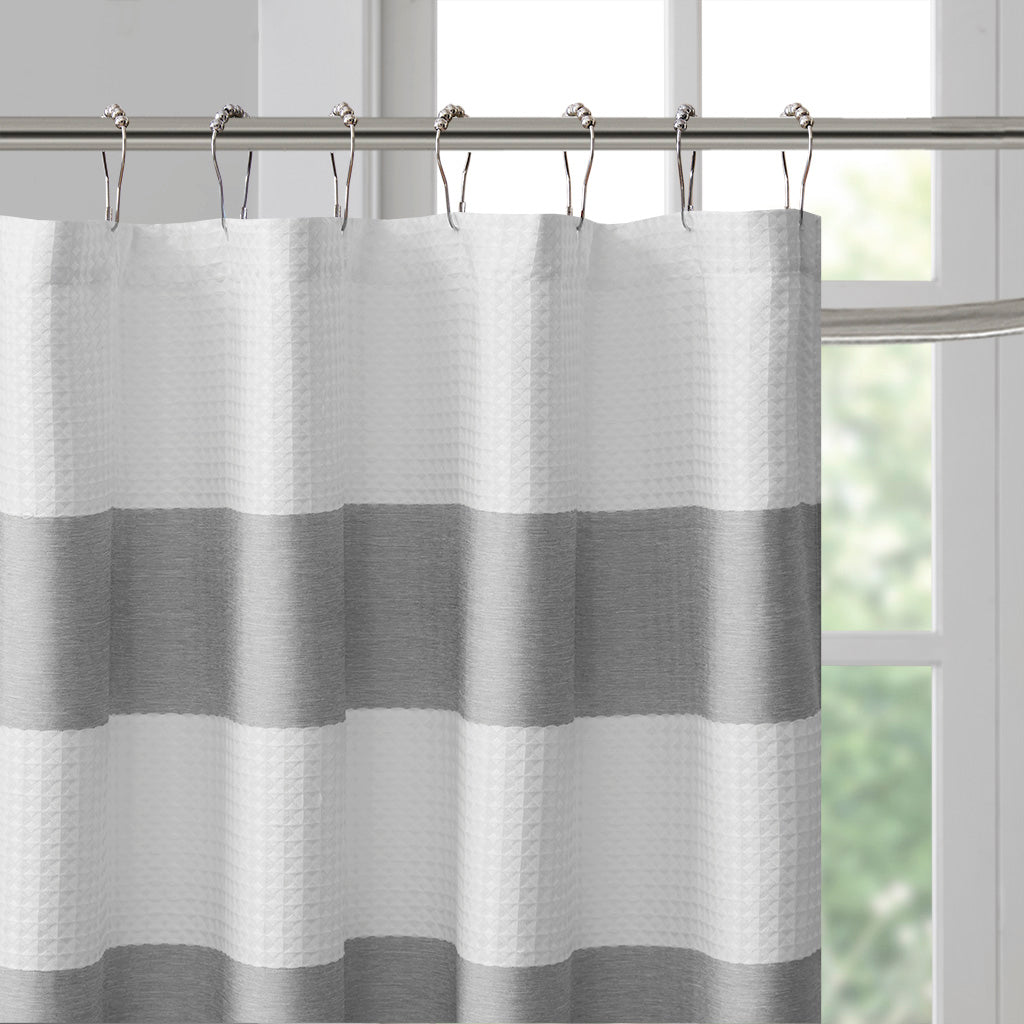 Shower Curtain with 3M Treatment Grey 54x78"