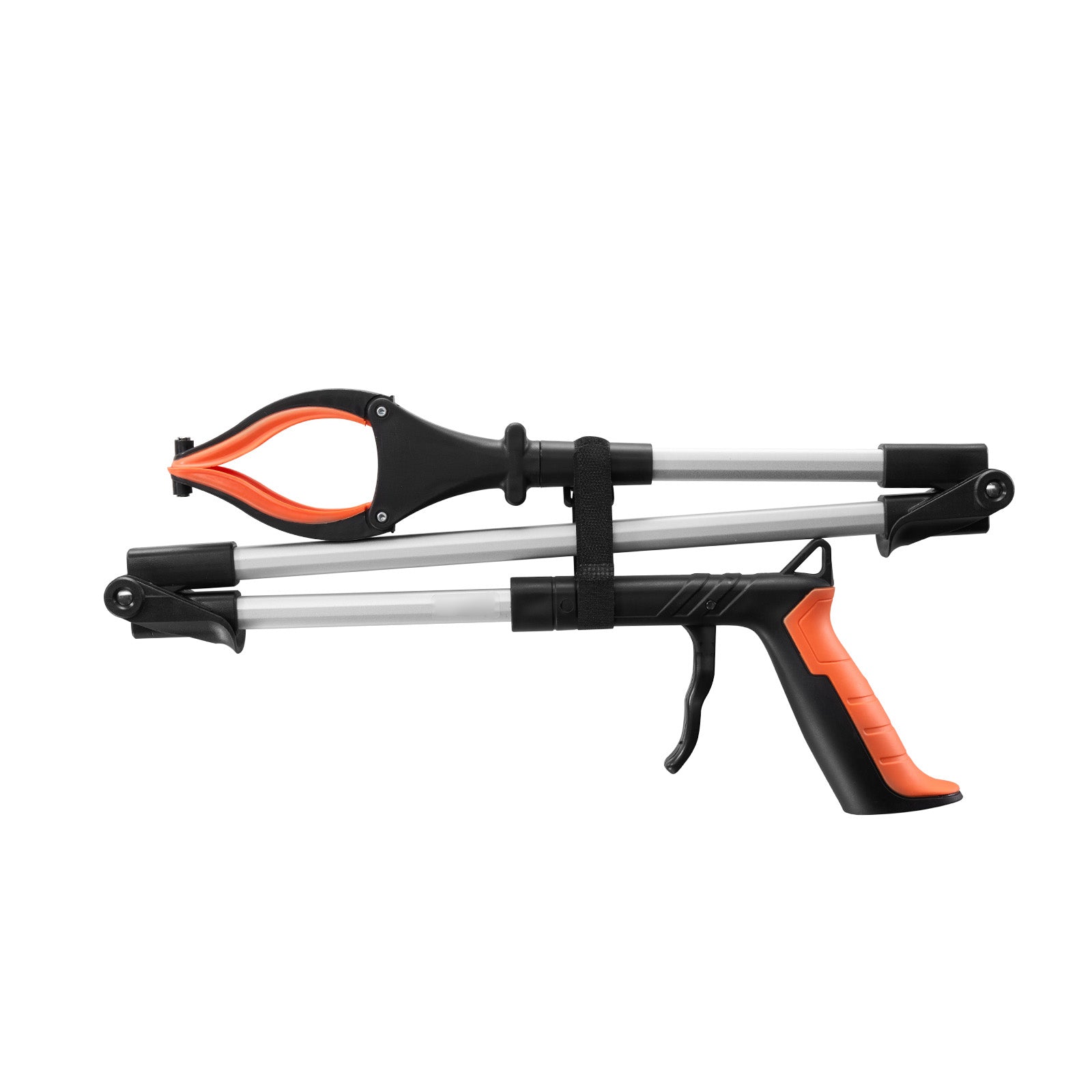Grabber Reacher Tool, 43" Foldable Reacher Grabber Pickup Tool with 360° Rotating Jaw, Magnet and LED Light, Lightweight Grabber Reacher Tool for Seniors, Extra Long Trash Picker Upper Grabber