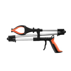 Grabber Reacher Tool, 43" Foldable Reacher Grabber Pickup Tool with 360° Rotating Jaw, Magnet and LED Light, Lightweight Grabber Reacher Tool for Seniors, Extra Long Trash Picker Upper Grabber