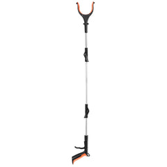 Grabber Reacher Tool, 43" Foldable Reacher Grabber Pickup Tool with 360° Rotating Jaw, Magnet and LED Light, Lightweight Grabber Reacher Tool for Seniors, Extra Long Trash Picker Upper Grabber