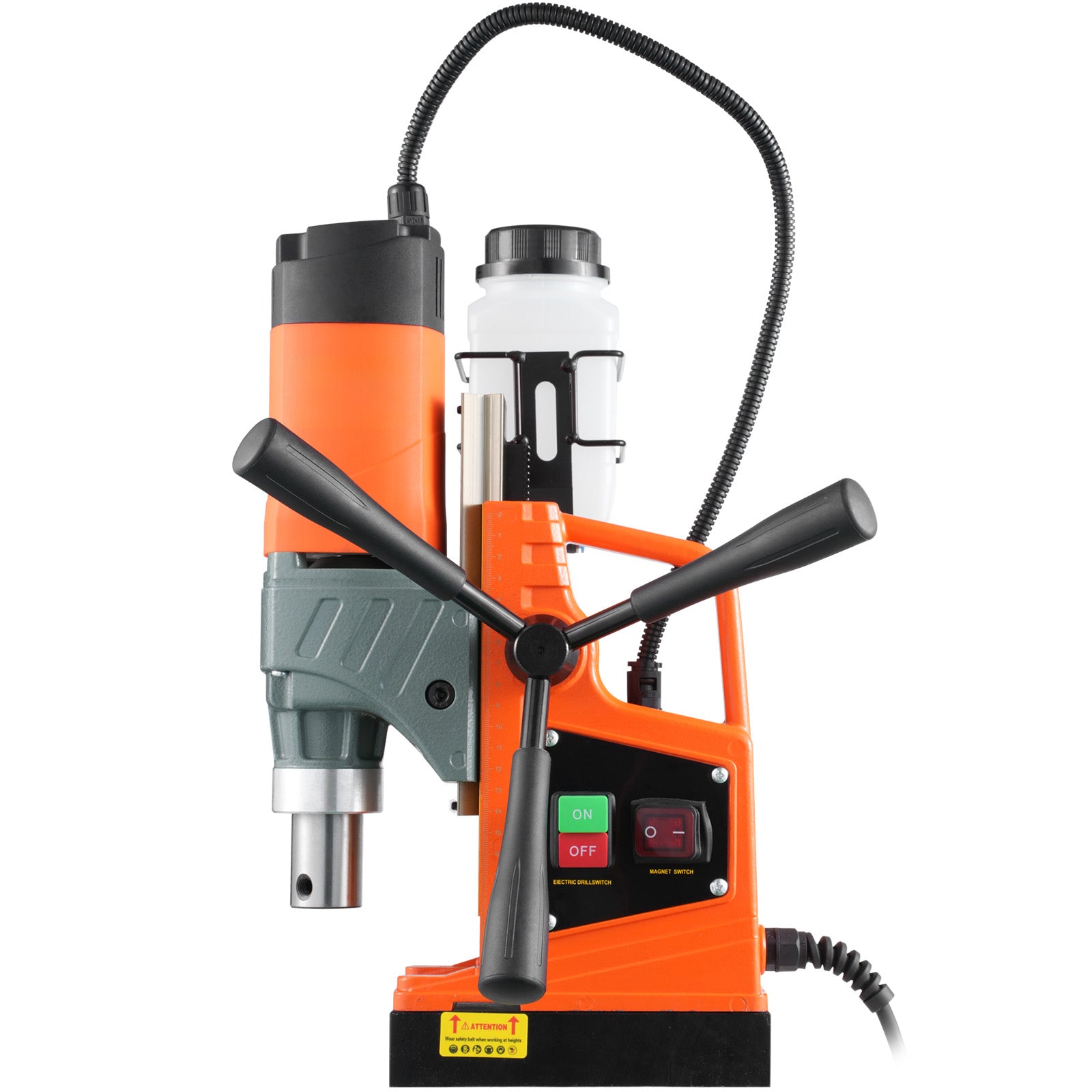 Magnetic Drill, 1450W 1.57" Boring Diameter, 12500N 850 RPM Portable Electric Mag Drill Press, Drilling Machine for any Surface Home Improvement Industry Railway