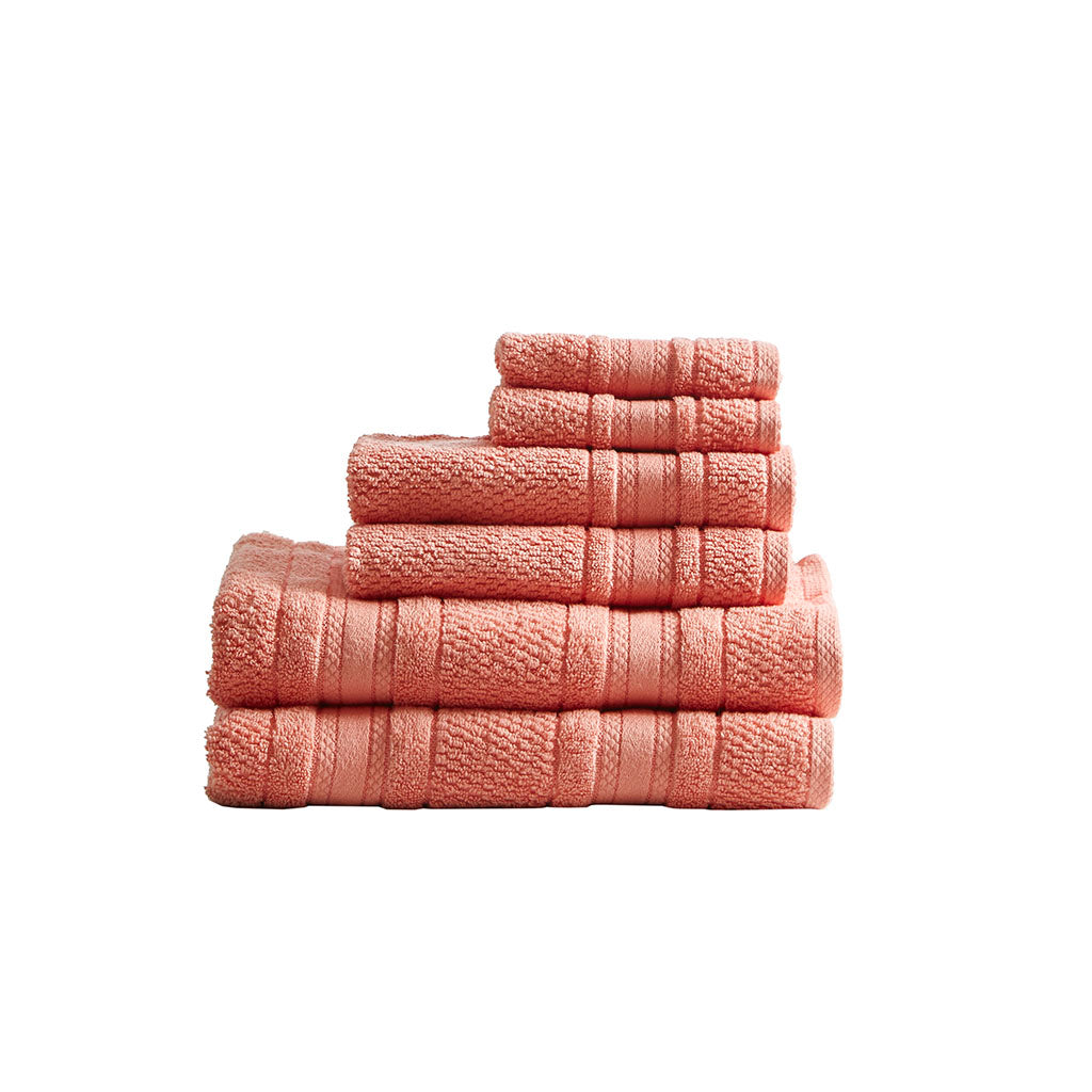Super Soft Cotton Quick Dry Bath Towel 6 Piece Set