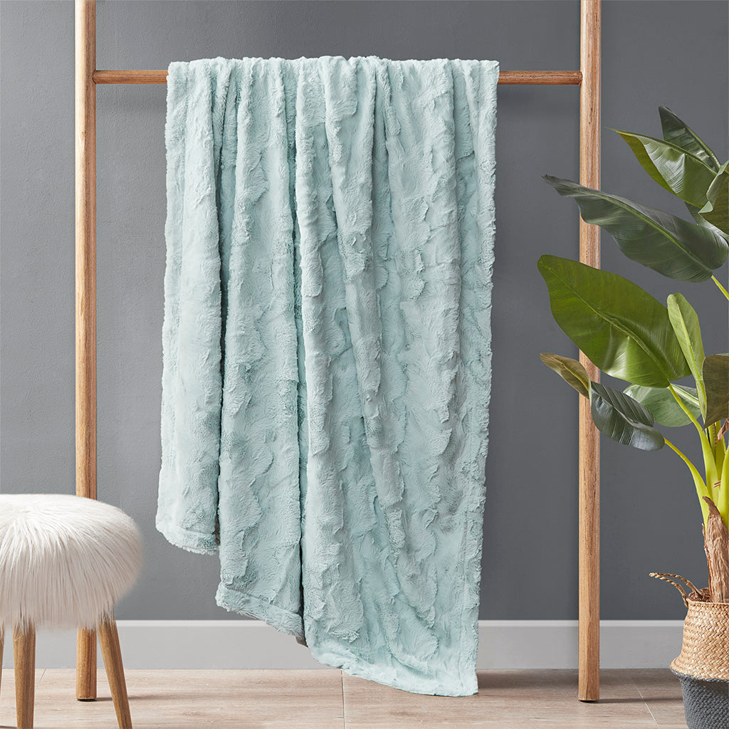 Oversized Faux Fur Throw