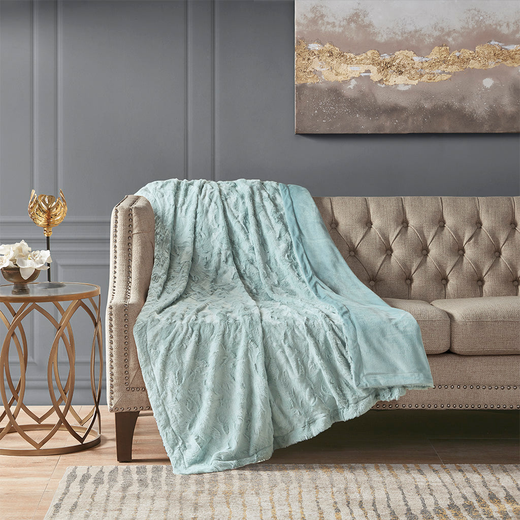 Oversized Faux Fur Throw