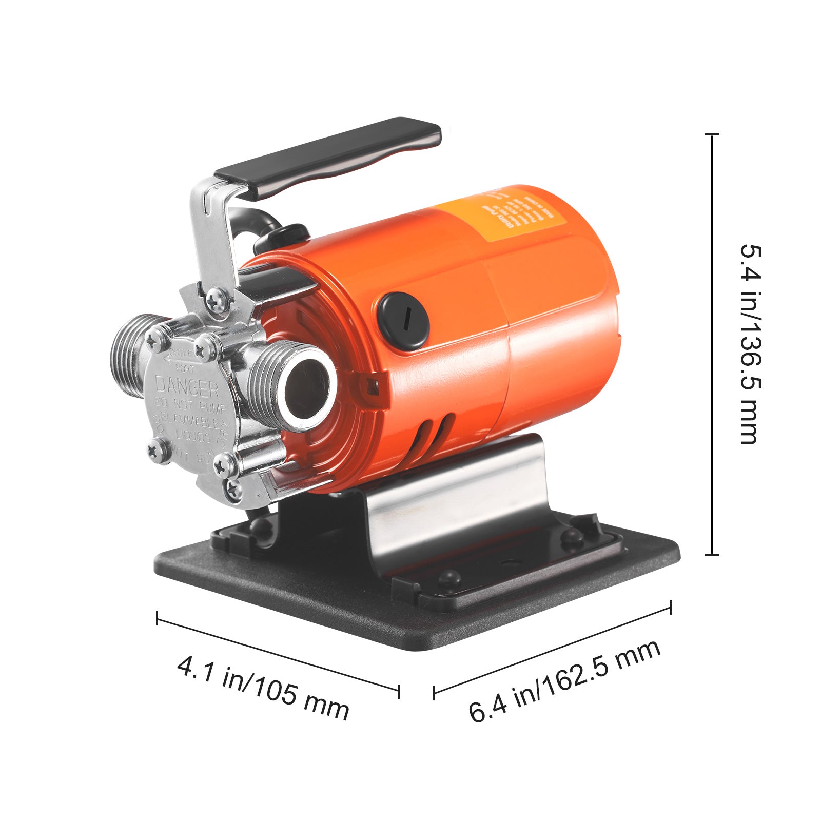 Water Transfer Pump, 120V AC 360 GPH 1/10 HP, Portable Electric Utility Pump with 6 ft Suction Hose Kit, Carbon Brushes, Impeller, Suction Strainer, for Garden, Rain Barrel, Pool, Pond, Aquarium