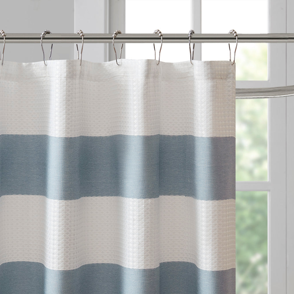 Shower Curtain with 3M Treatment Blue 72x84"