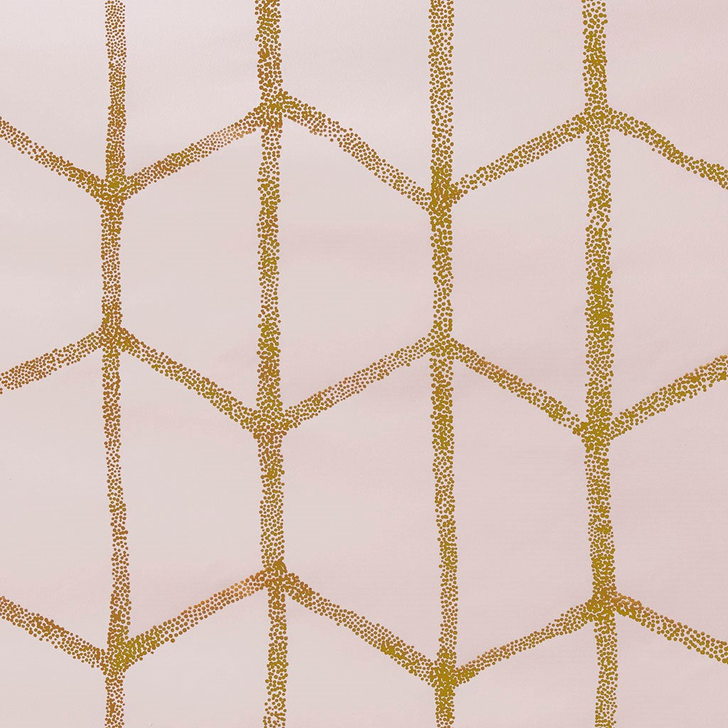 Total Blackout Metallic Print Grommet Top Curtain Panel(Only 1 Pc Panel)