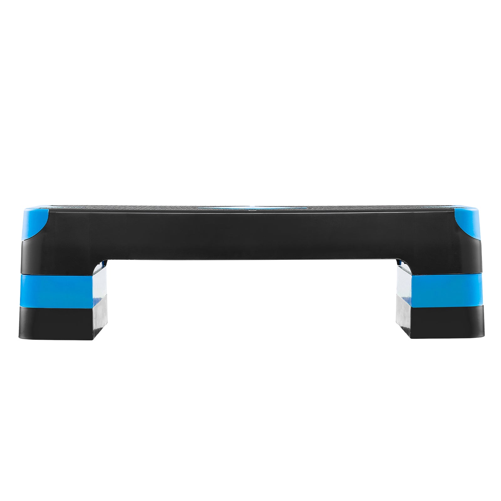 Aerobic Exercise Step Platform Height Adjustable Workout Stepper 4 Riser Blue