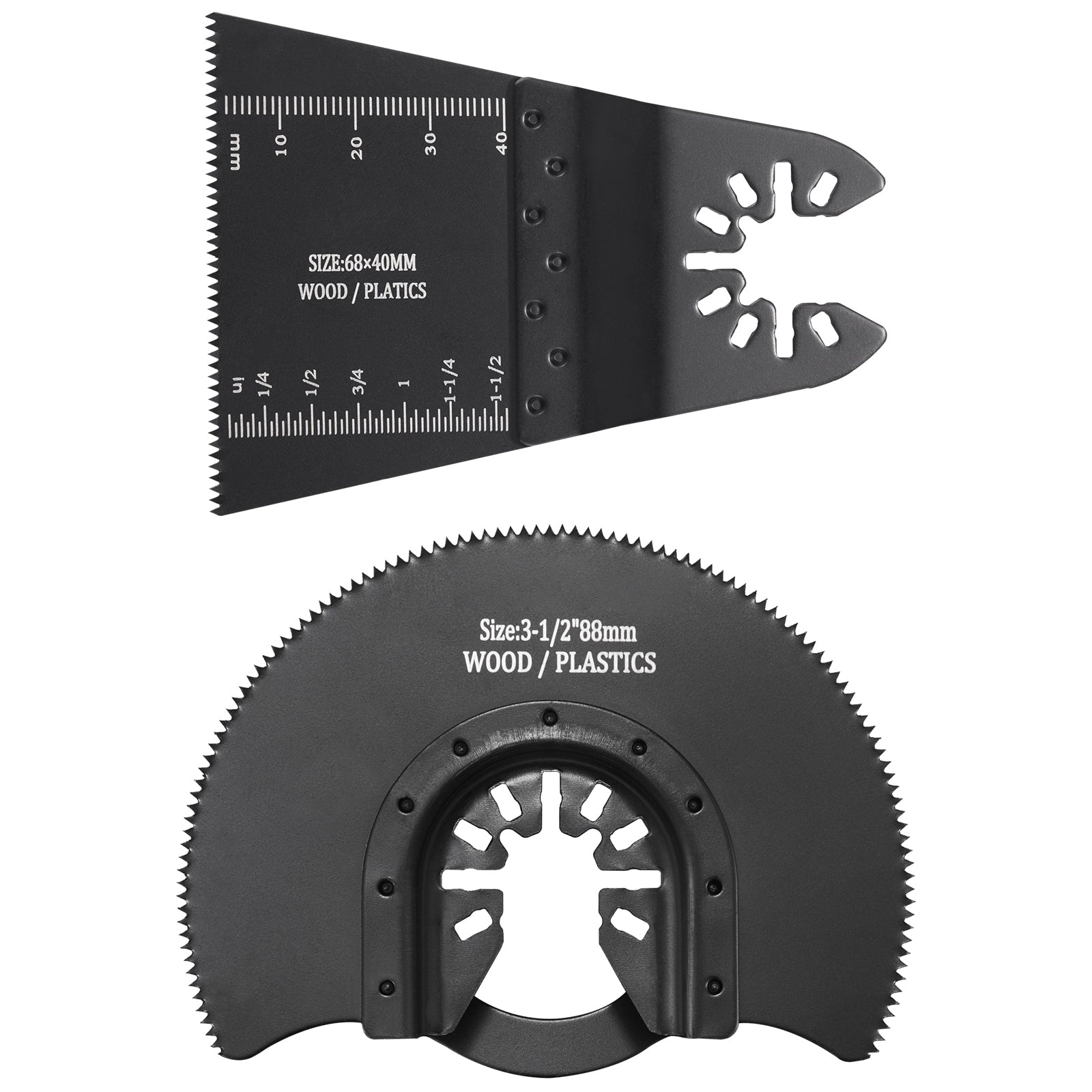 30PCS Multi Tool Blades Kits, Universal Quick Release Oscillating Saw Blades, 8 Types Wood Metal Plastic Oscillating Tool Blades, Fit Dewalt Bosch Milwaukee Hitachi Chicago Craftsman