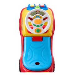 Ride On Push Car for Toddlers, Ages 1-3, Ride Racer, Sit to Stand Toddler Ride On Toy, Classic Kids Ride On Car with Music Steering Wheel, Horn & Under Seat Storage, Ride On Toy for Boys Girls