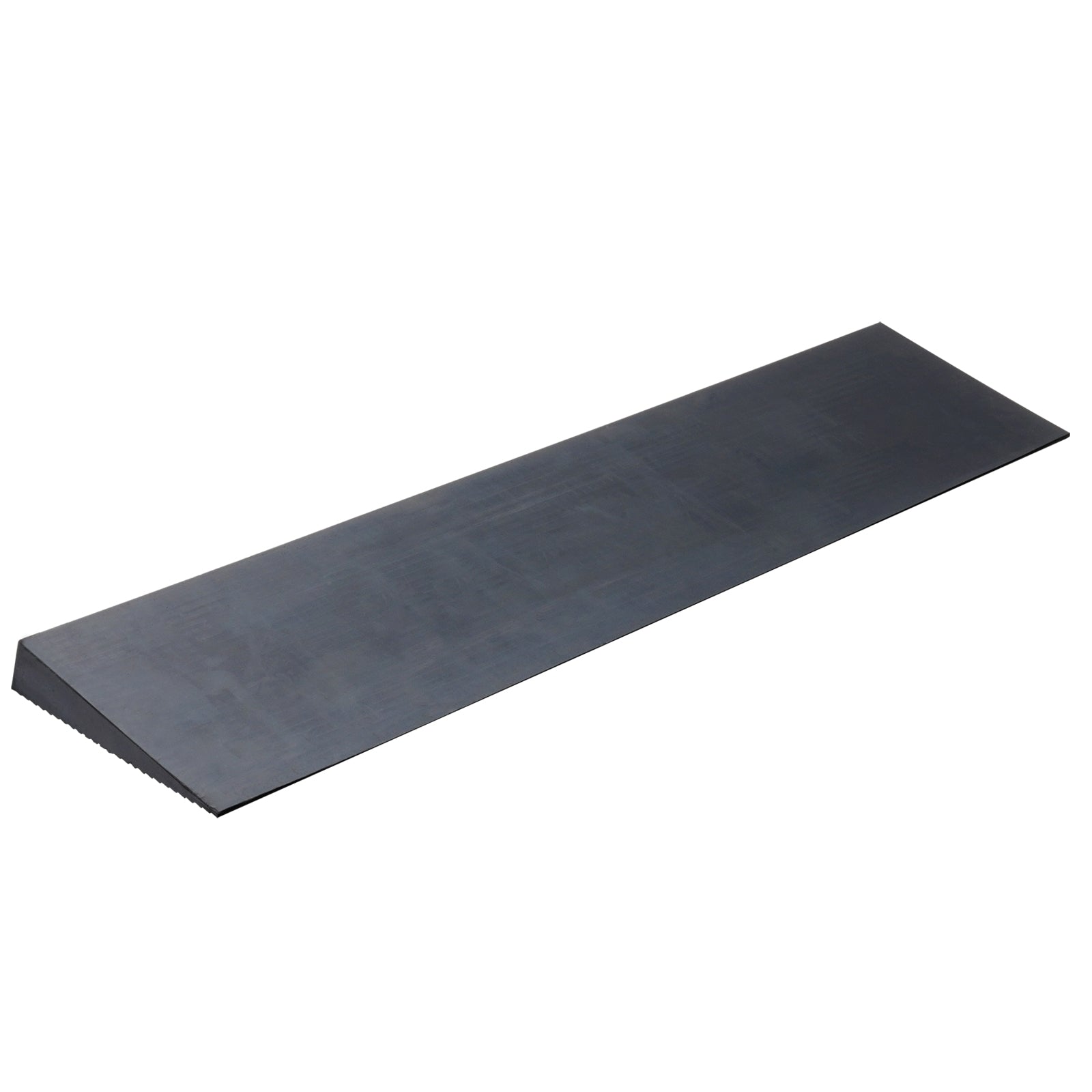 1.6" Rise Cuttable Threshold Ramp for Sweeping Robot, 35.4" Wide Natural Rubber Wheelchair Ramp, Non-Slip Solid Rubber Ramp with Double-Sided Tape for Doorways, Driveways, Bathroom, Smooth Tile