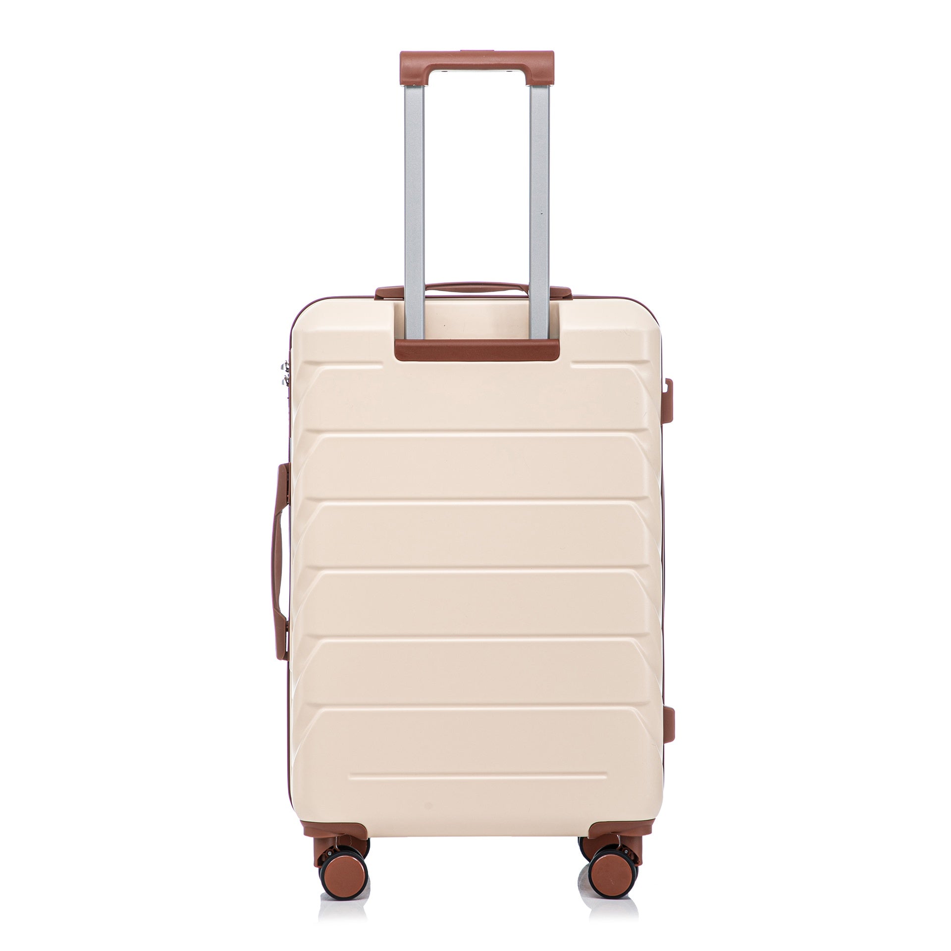 HIFINE TOURIST 20"/24"/28" 3 pcs/set in ABS Spinner Wheel Luggage, Matching Color , With Combination Lock (Beige)