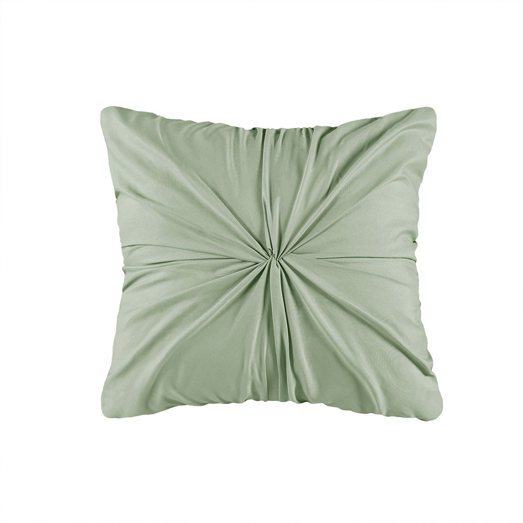 King/Cal King 4 Piece Seersucker Quilt Set with Throw Pillow