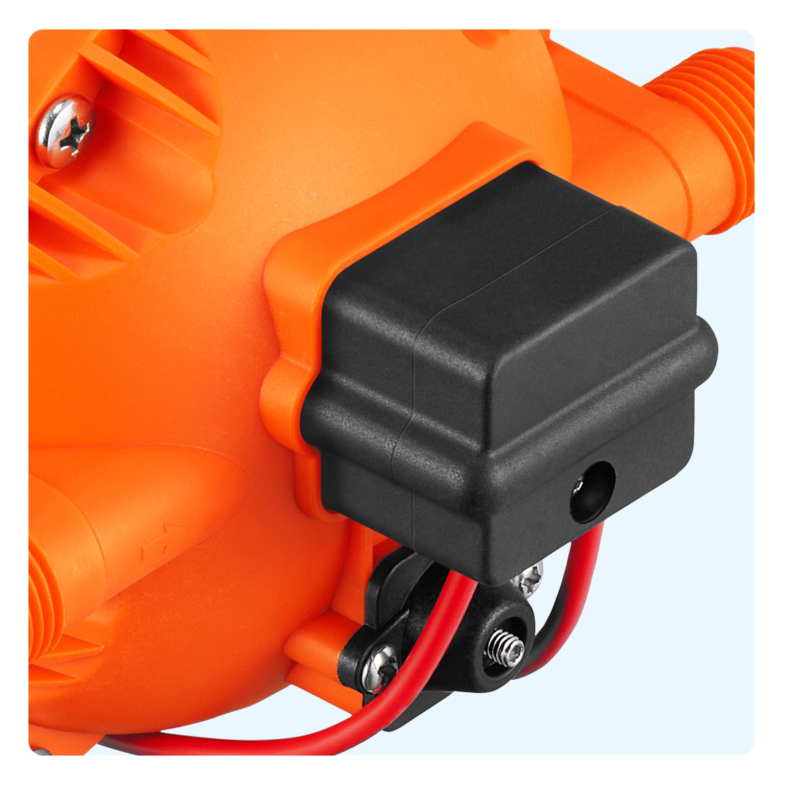12V Water Pressure Diaphragm Pump Self-Priming Pump 70 PSI 5.5 GPM Boat RV