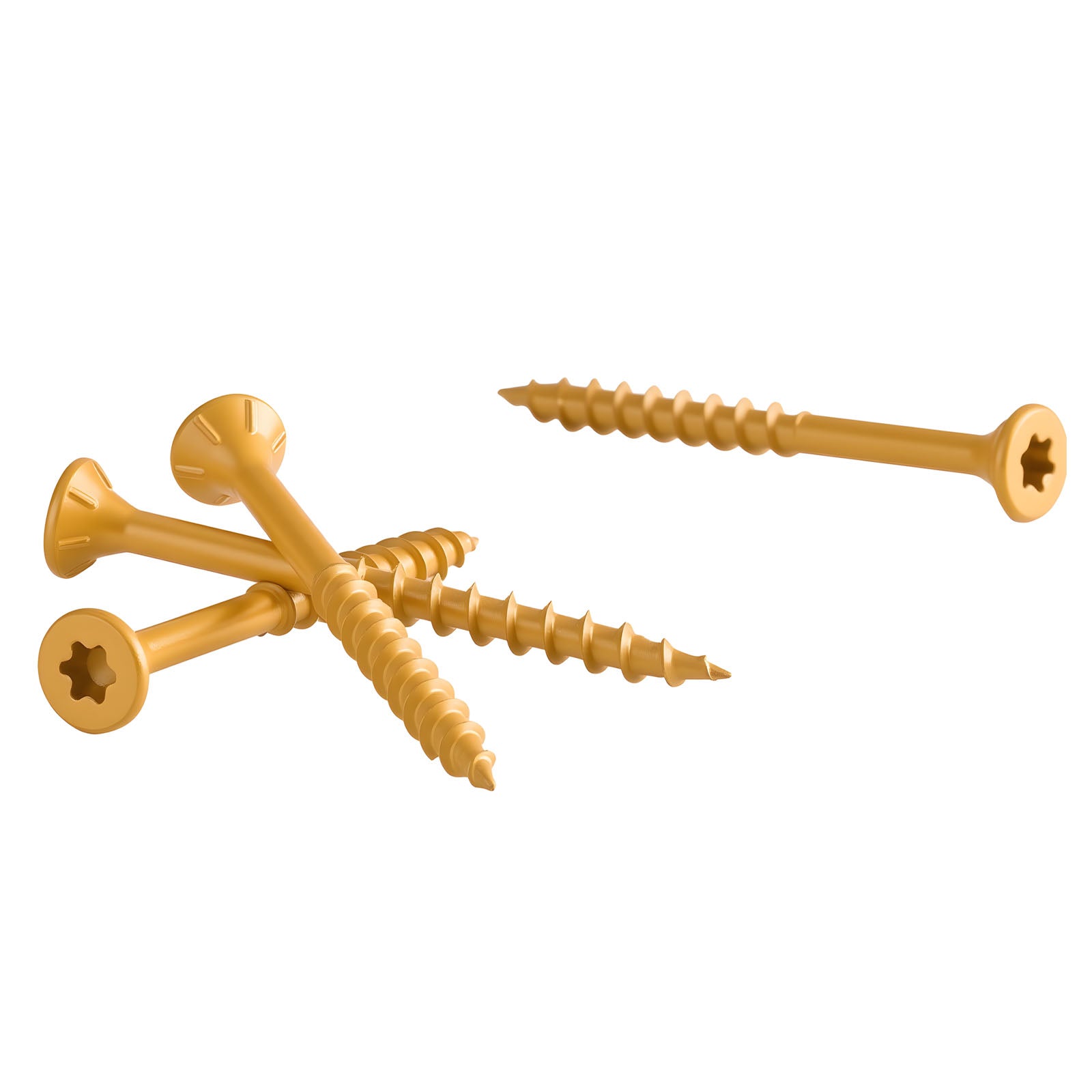 Wood Screws #8 Anti-Rust 2-Inch Outdoor Deck Screws 350PCS T25/Torx Star Drive