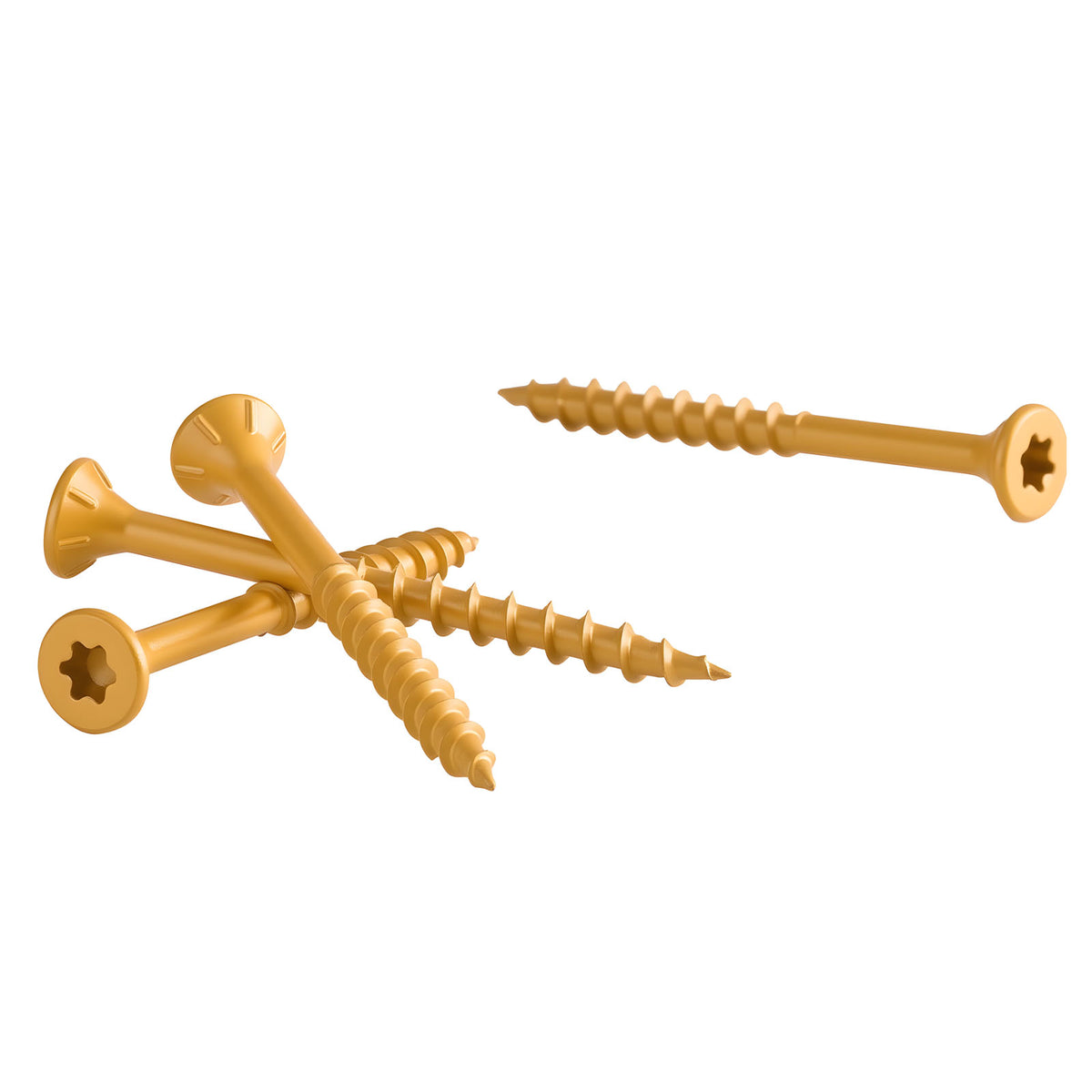 Wood Screws #8 Anti-Rust 2-Inch Outdoor Deck Screws 350PCS T25/Torx Star Drive