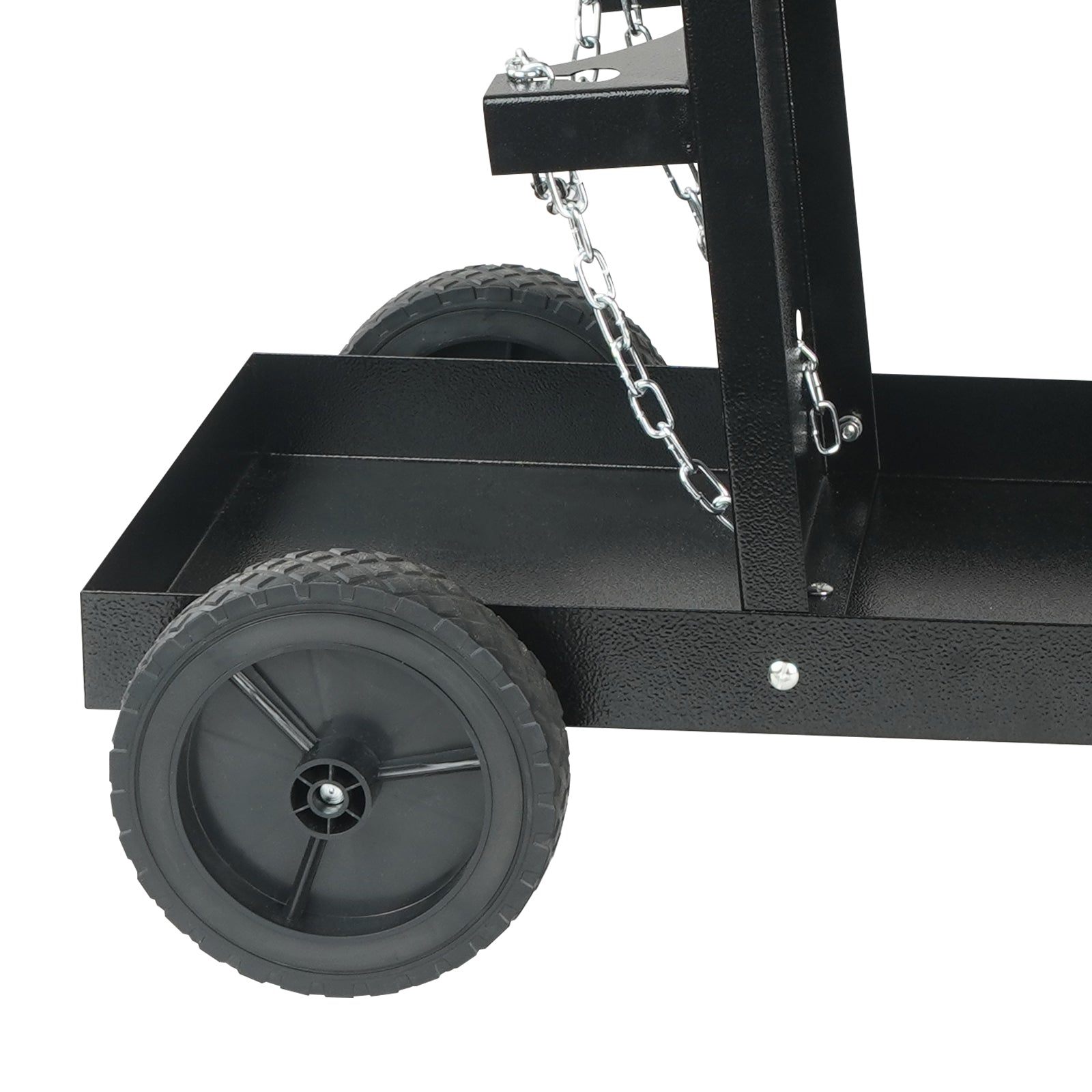 Welding Cart, 3-Tier Welder Cart Heavy Duty with 400 Lbs Weight Capacity, 360° Swivel Wheels, Tank Storage Safety Chains, Rolling MIG Welder Cart for TIG, ARC, MMA, Plasma Cutter Welding Machine