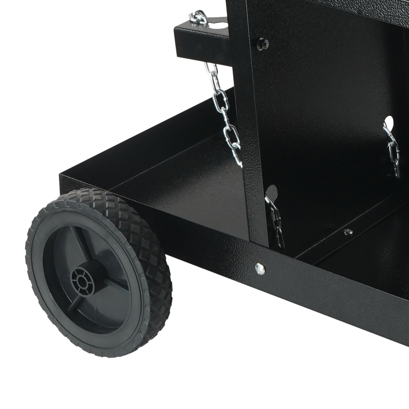 Welding Cart, 3-Tier Welder Cart Heavy Duty with 400 Lbs Weight Capacity, 360° Swivel Wheels, Tank Storage Safety Chains, Rolling MIG Welder Cart for TIG, ARC, MMA, Plasma Cutter Welding Machine