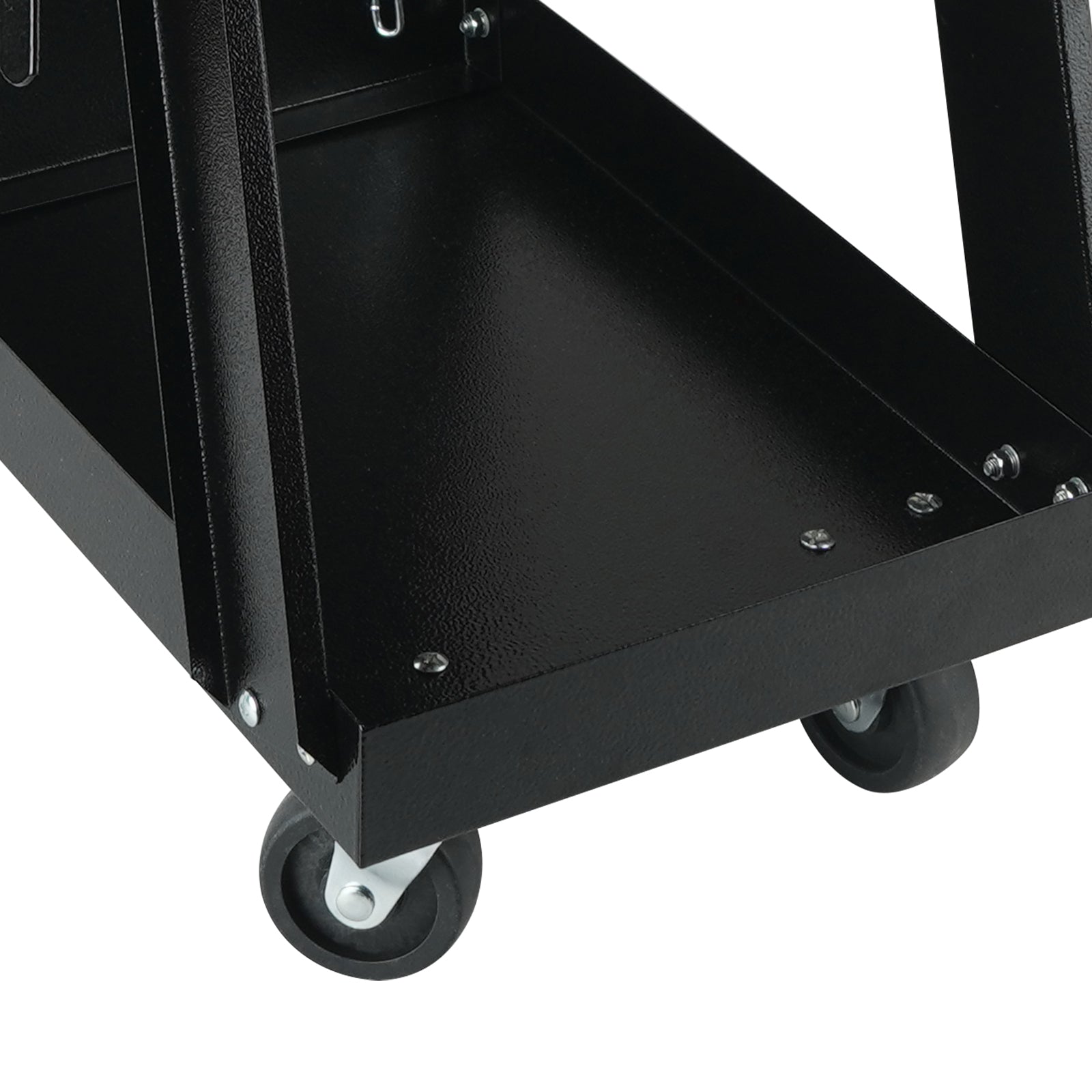 Welding Cart, 3-Tier Welder Cart Heavy Duty with 400 Lbs Weight Capacity, 360° Swivel Wheels, Tank Storage Safety Chains, Rolling MIG Welder Cart for TIG, ARC, MMA, Plasma Cutter Welding Machine