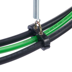 12FT Semi Truck Air Lines Kit with 2PCS Glad Hands, 3-in-1 Air Hoses & 7 Way ABS Electric Power Line, with 2PCS Gladhand Handles, 4PCS Seals and Tender Spring Kit for Semi Truck Trailer Tractor