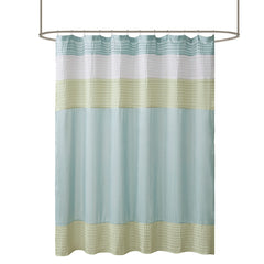 Faux Silk Shower Curtain