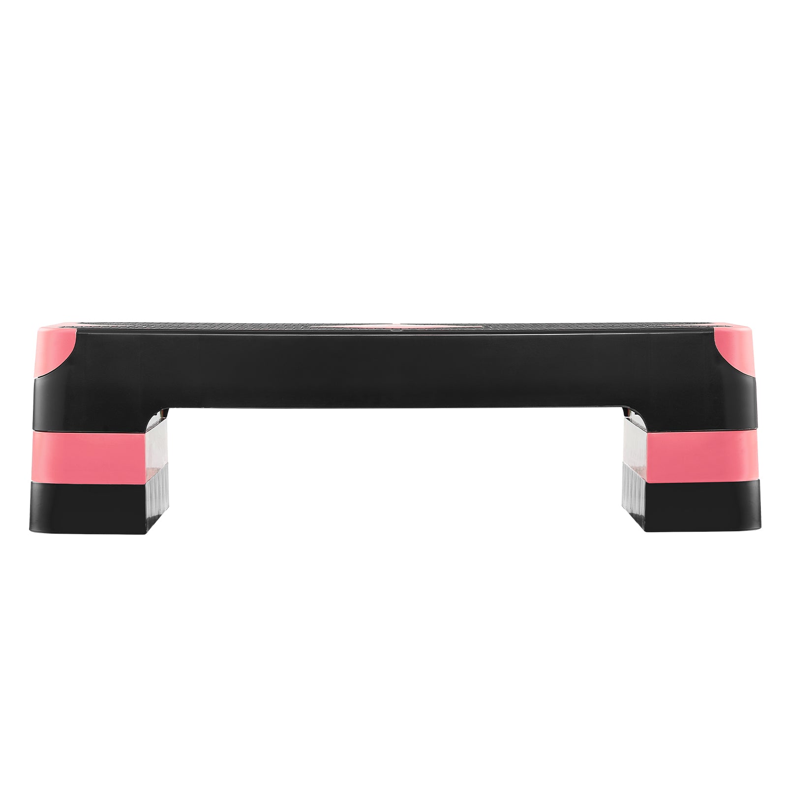 Aerobic Exercise Step Platform Height Adjustable Workout Stepper 4 Riser Red