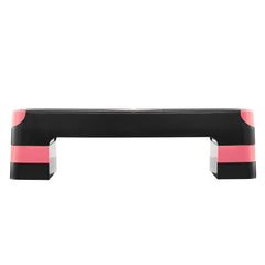 Aerobic Exercise Step Platform Height Adjustable Workout Stepper 4 Riser Red
