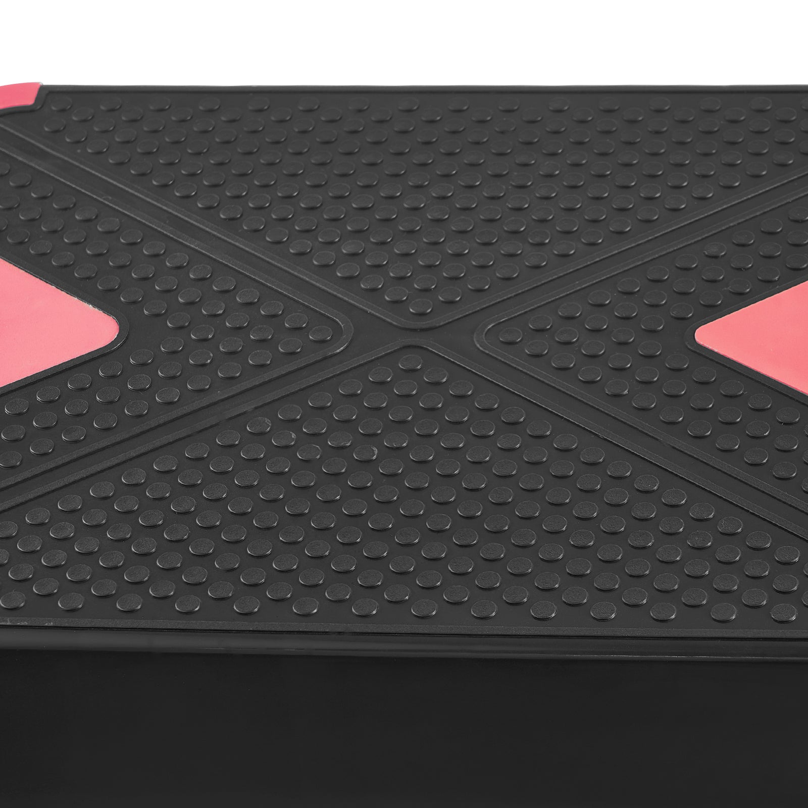 Aerobic Exercise Step Platform Height Adjustable Workout Stepper 4 Riser Red