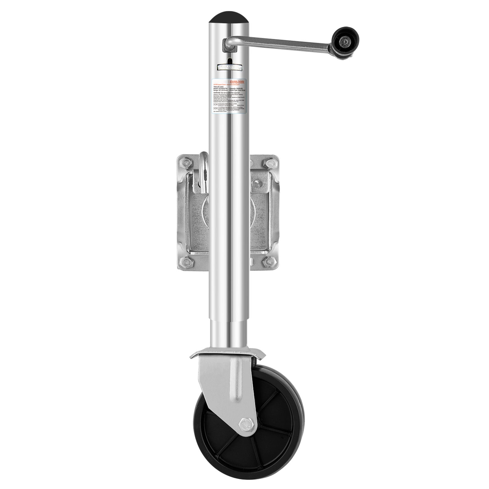 Boat Trailer Jack Marine Heavy Duty Swivel Mount Tongue Jack 2000 lbs Load
