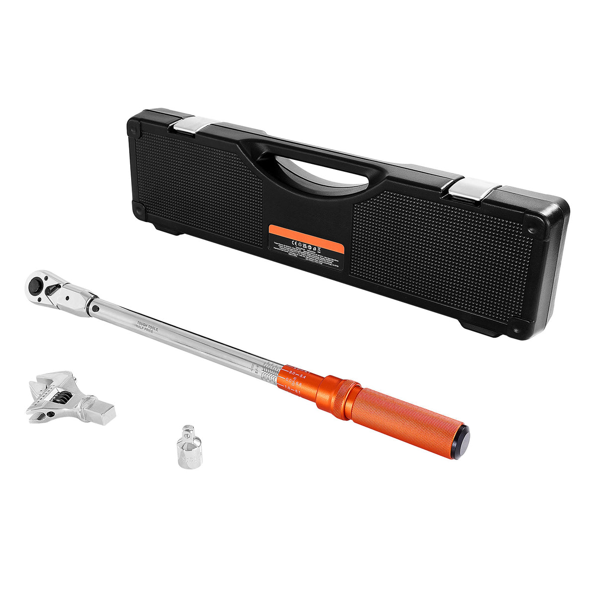 Adjustable Click Torque Wrench 1/2 Inch Drive 20-160 lbf-ft / 27.1-216.8 N.m