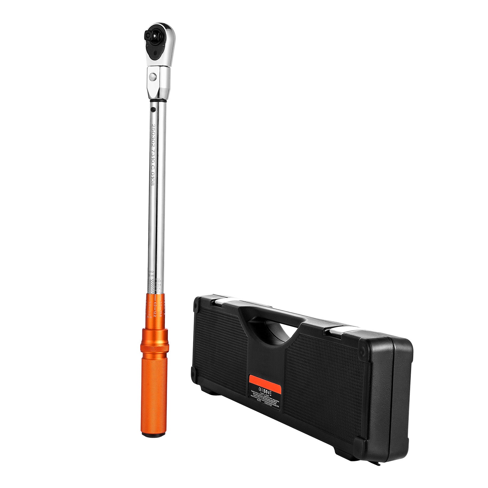Adjustable Click Torque Wrench 1/2 Inch Drive 20-160 lbf-ft / 27.1-216.8 N.m